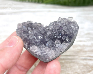 Amethyst Cluster Heart #7