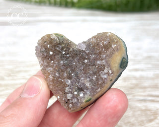 Amethyst Cluster Heart #1