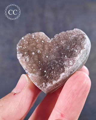 Amethyst Cluster Heart #12