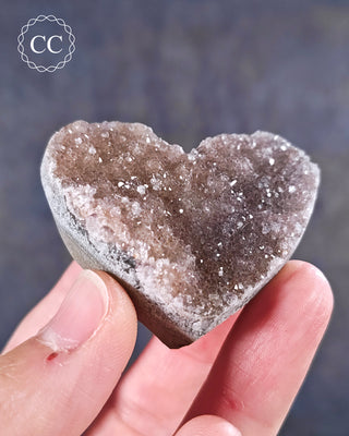 Amethyst Cluster Heart #12