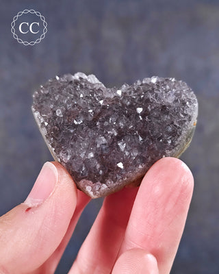 Amethyst Cluster Heart #13