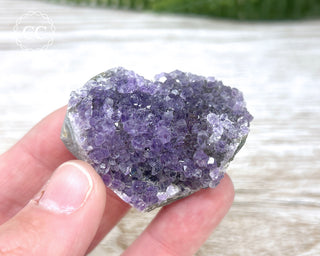 Amethyst Cluster Heart #11