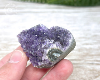 Amethyst Cluster Heart #11