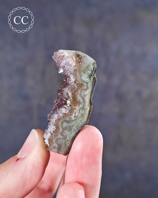 Amethyst Cluster Heart #25