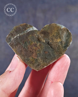 Amethyst Cluster Heart #25