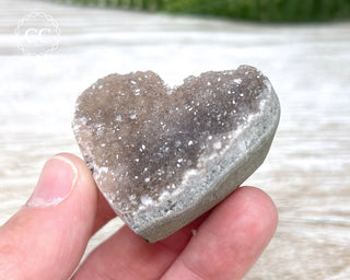 Amethyst Cluster Heart #12