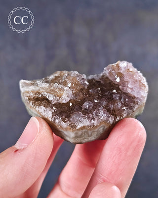 Amethyst Cluster Heart #25