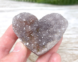 Amethyst Cluster Heart #14