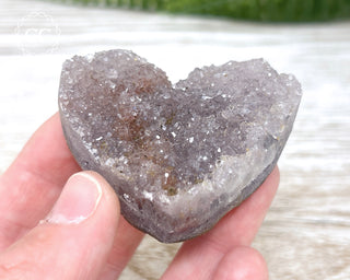 Amethyst Cluster Heart #14
