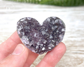 Amethyst Cluster Heart #2
