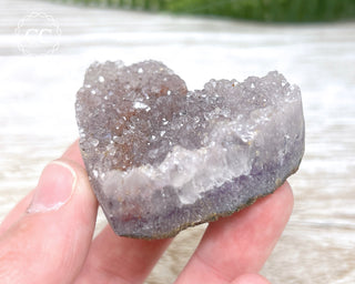 Amethyst Cluster Heart #14