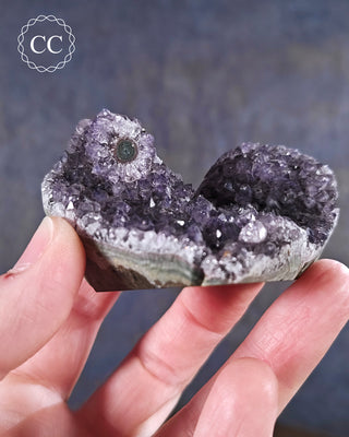 Amethyst Cluster Heart #29