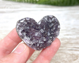 Amethyst Cluster Heart #2