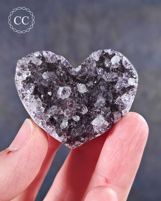Amethyst Cluster Heart #2