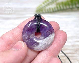 Amethyst Donut Necklace