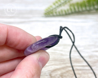 Amethyst Donut Necklace