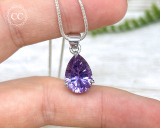 Amethyst Silver Necklace #4