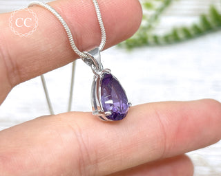 Amethyst Silver Necklace #3