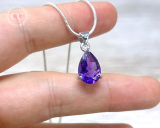 Amethyst Silver Necklace #3