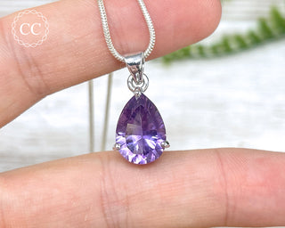 Amethyst Silver Necklace #4