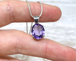 Amethyst Silver Necklace #5