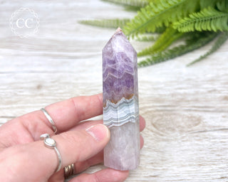 Amethyst with Agate Tower #1