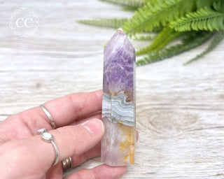Amethyst with Agate Tower #1