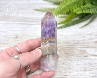 Amethyst with Agate Tower #2