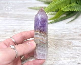 Amethyst with Agate Tower #2