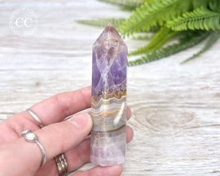 Amethyst with Agate Tower #2