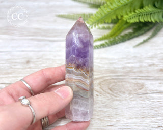 Amethyst with Agate Tower #2