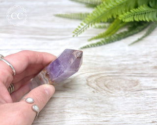 Amethyst with Agate Tower #2