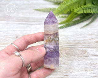 Amethyst with Agate Tower #3