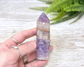 Amethyst with Agate Tower #3