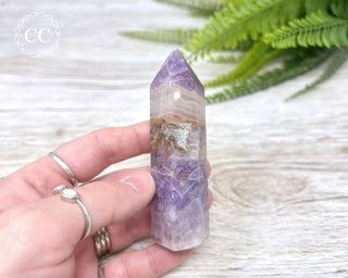 Amethyst with Agate Tower #3