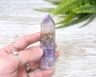 Amethyst with Agate Tower #3