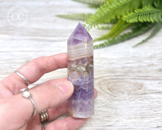 Amethyst with Agate Tower #3