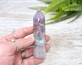 Amethyst with Agate Tower #4