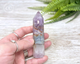Amethyst with Agate Tower #4