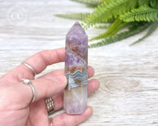 Amethyst with Agate Tower #4