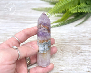 Amethyst with Agate Tower #4
