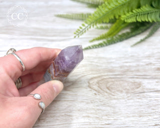 Amethyst with Agate Tower #4