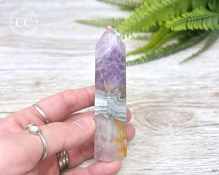 Amethyst with Agate Tower #1