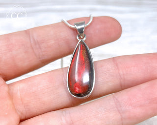 Ammolite Silver Necklace #1