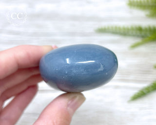 Angelite Palm Stone #1