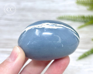 Angelite Palm Stone #2