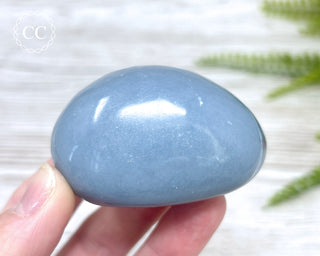 Angelite Palm Stone #2