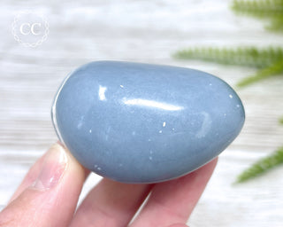 Angelite Palm Stone #2