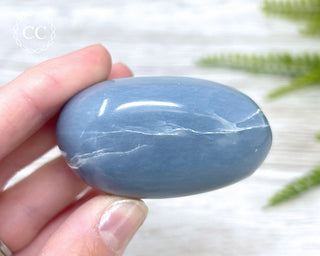 Angelite Palm Stone #2