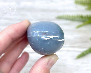 Angelite Palm Stone #2